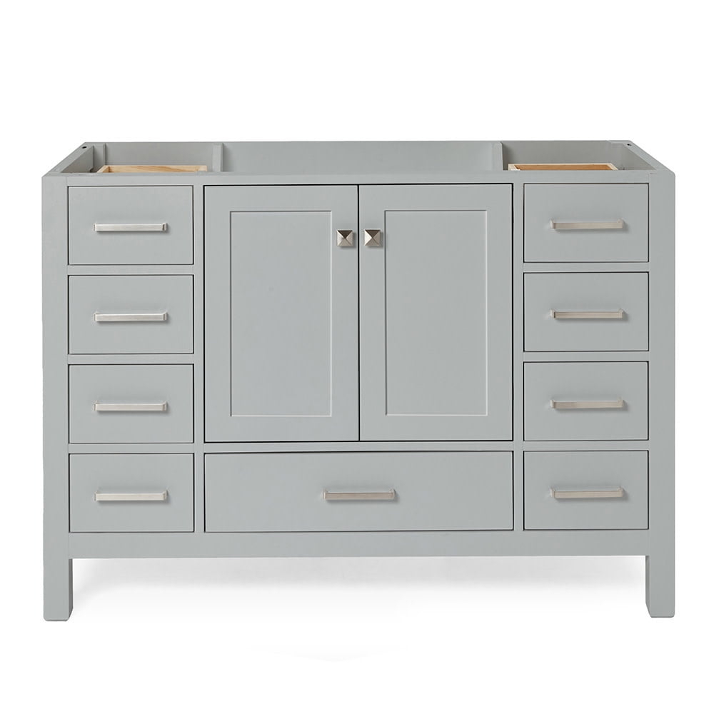 Ariel A049s-Bc Cambridge 48" Single Free Standing Vanity Cabinet Only - Grey