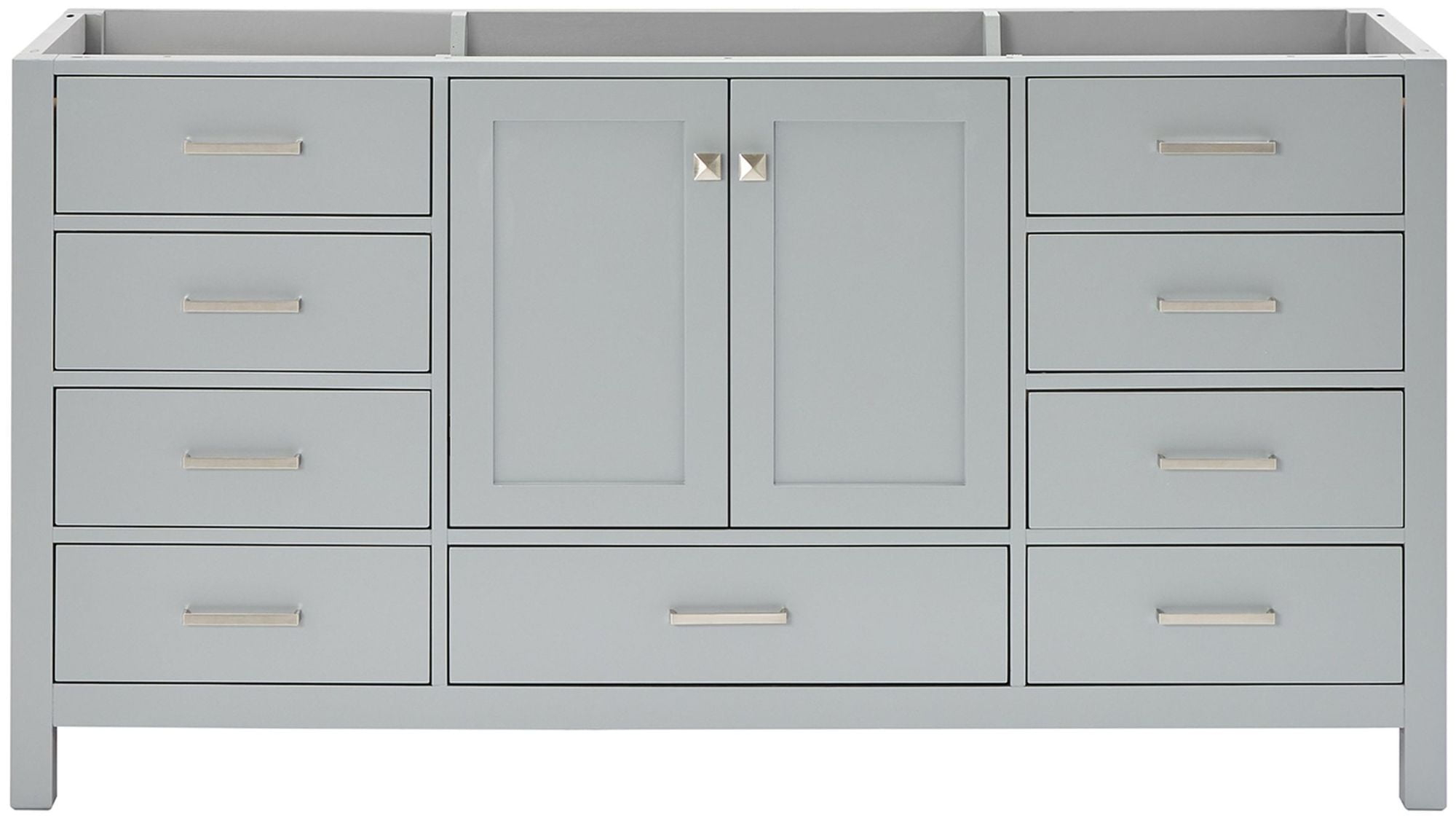 Ariel A067s-Bc Cambridge 66" Single Free Standing Vanity Cabinet Only - Grey