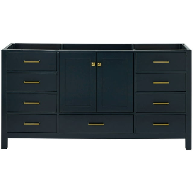 Ariel A067s-Bc Cambridge 66" Single Free Standing Vanity Cabinet Only - Blue