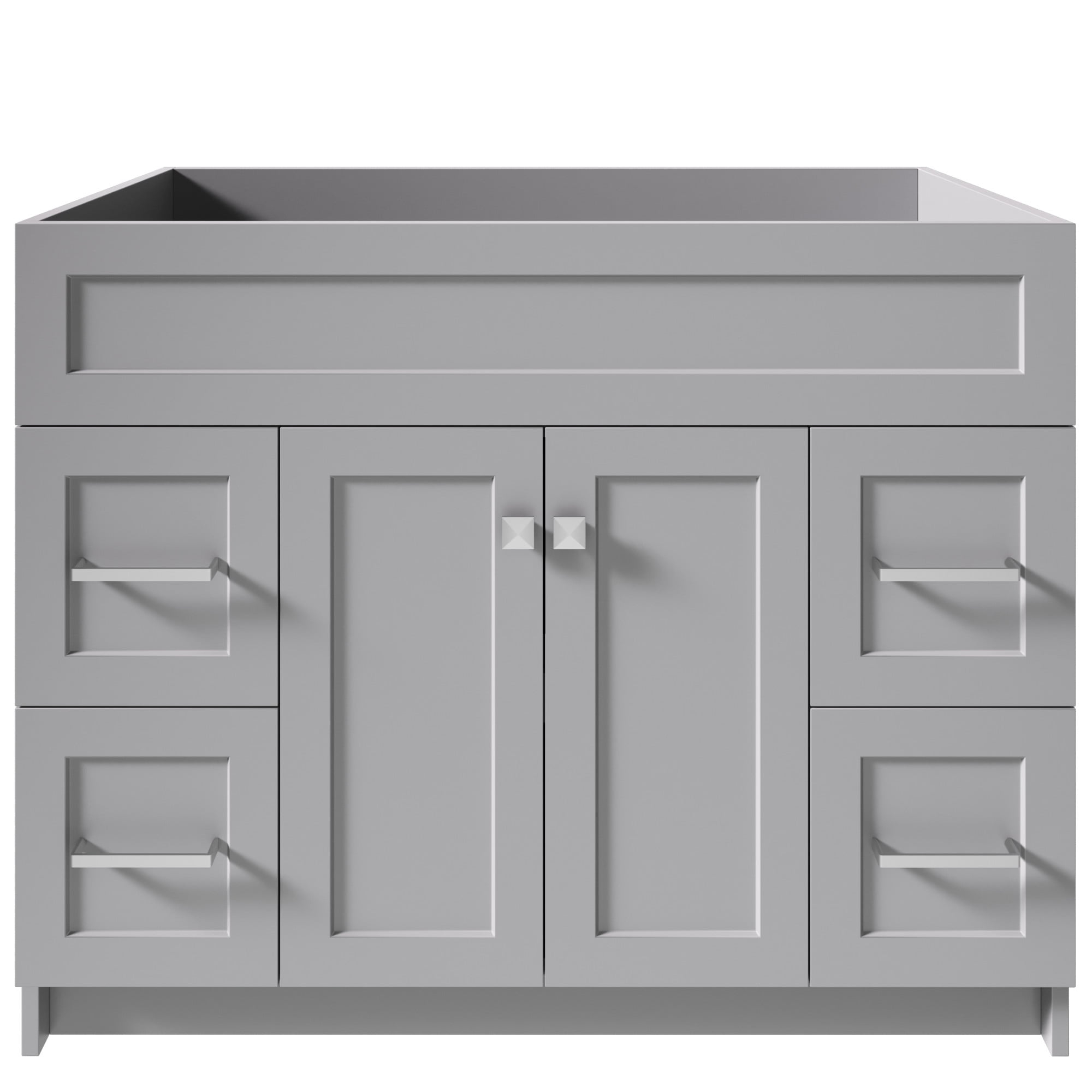 Ariel F042s-Bc Hamlet 42" Single Free Standing Vanity Cabinet Only - Grey