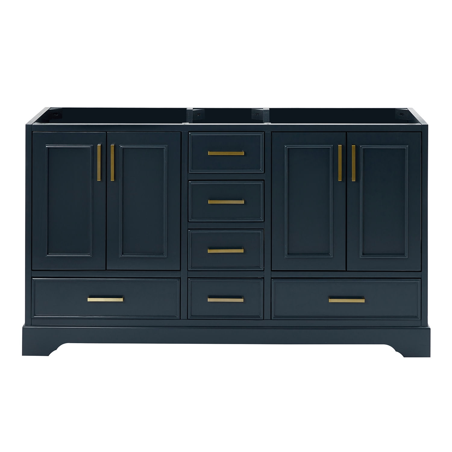 Ariel M060d-Bc Stafford Mueble Tocador Independiente Doble de 61" Solamente - Azul