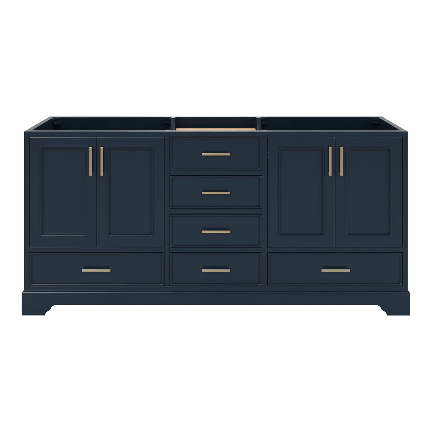 Ariel M072d-Bc Stafford 73" Double Free Standing Vanity Cabinet Only - Blue