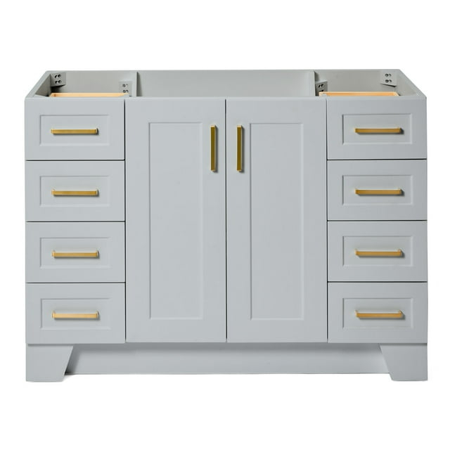 Ariel Q048s-Bc Taylor 48" Free Standing Hardwood Single Vanity Cabinet Only - Grey