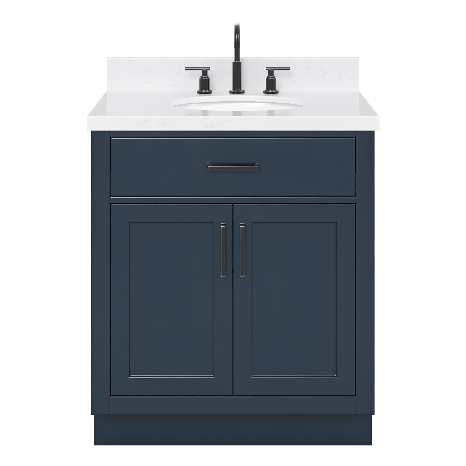 Ariel T030scqovo Hepburn 30" Free Standing Single Basin Vanity Set - Blue