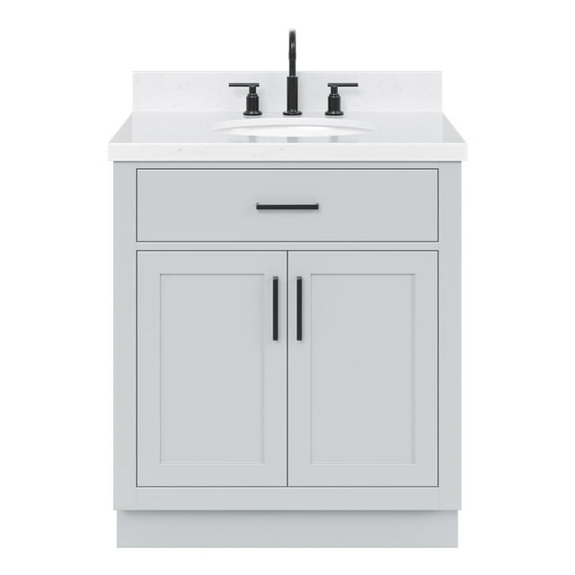 Ariel T030scqovo Hepburn 30" Free Standing Single Basin Vanity Set - Grey