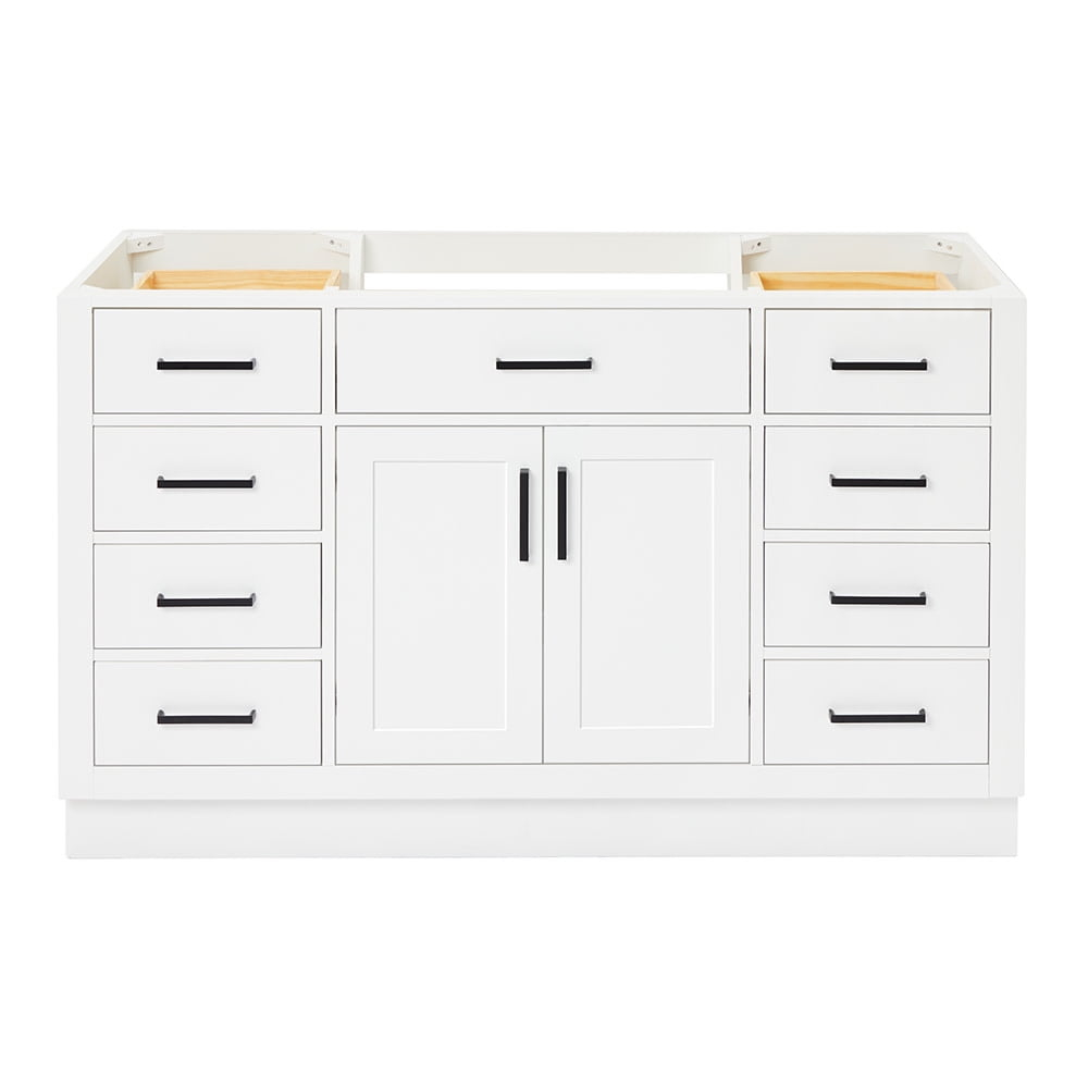 Ariel T054s-Bc Hepburn 54" Single Free Standing Vanity Cabinet Only - White