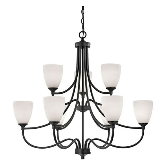 Cornerstone Arlington 9 Light Chandelier In Oil Rubbed Bronze