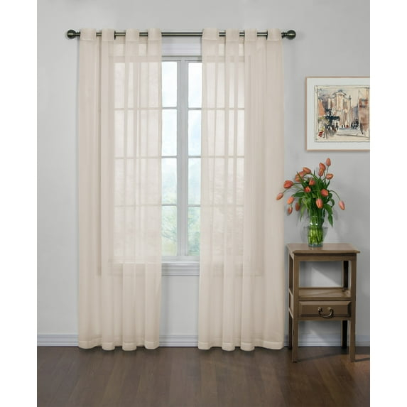 Arm & Hammer Panel de Cortina Transparente con Ojales Tradicionales 59" x 63"