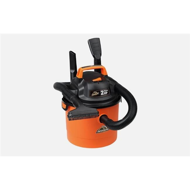 Armor All 2.5 Gallon Portable Wall Mountable Wet/Dry Utility Vaccum, Orange