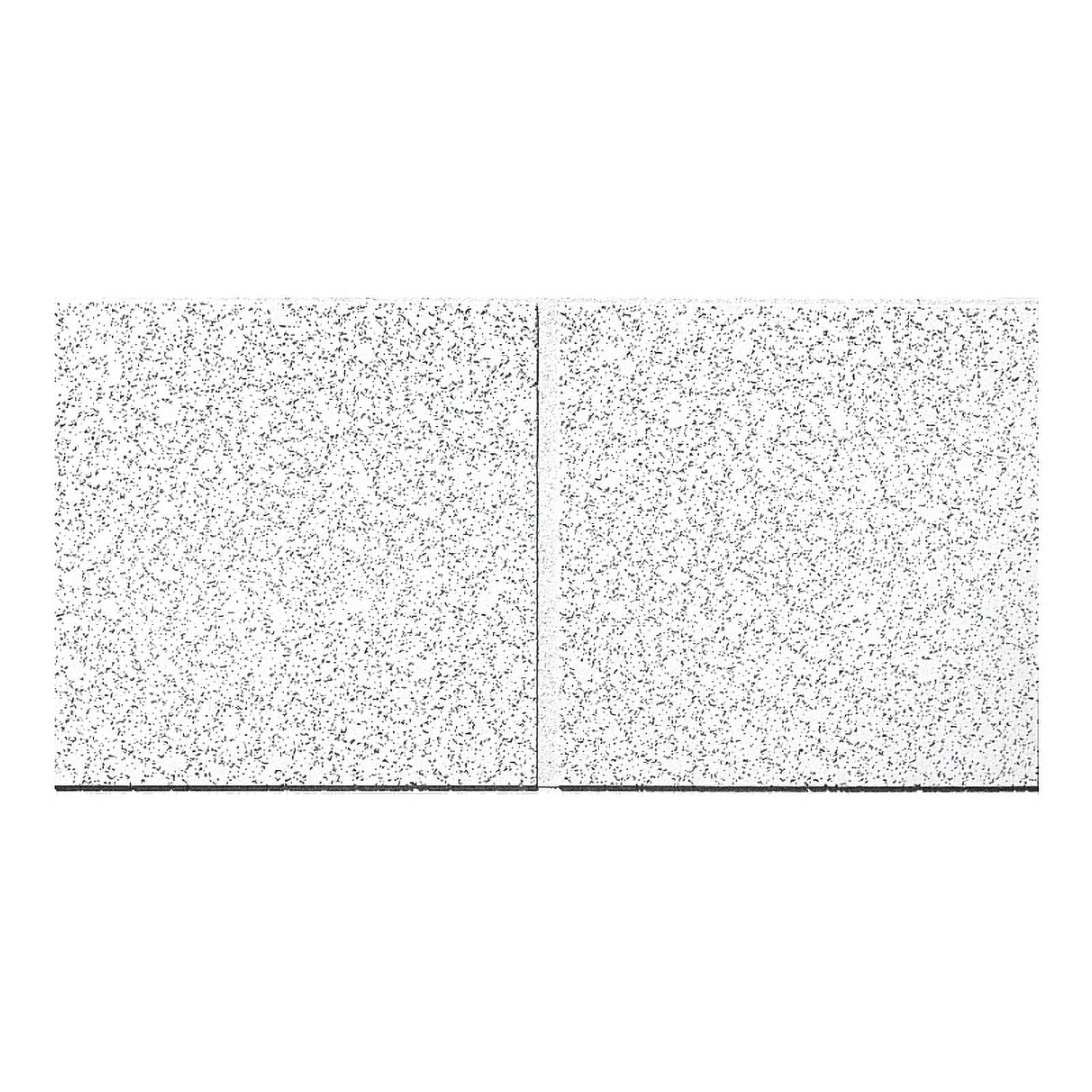 Armstrong 2x4 CORTEGA SECOND LOOK Acoustic Ceiling Tiles for Suspended Ceiling Grids, 10-tiles per pack, White
