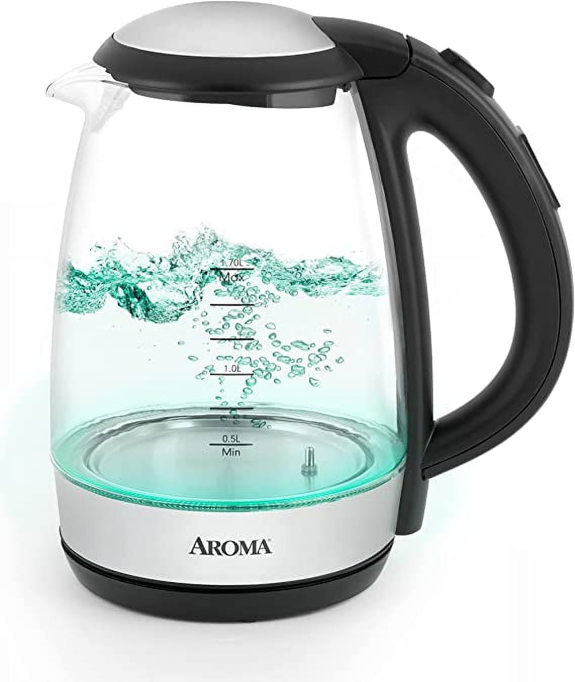 Aroma® 1.7L / 7-Cup Digital Glass Kettle (Awk-162bd)