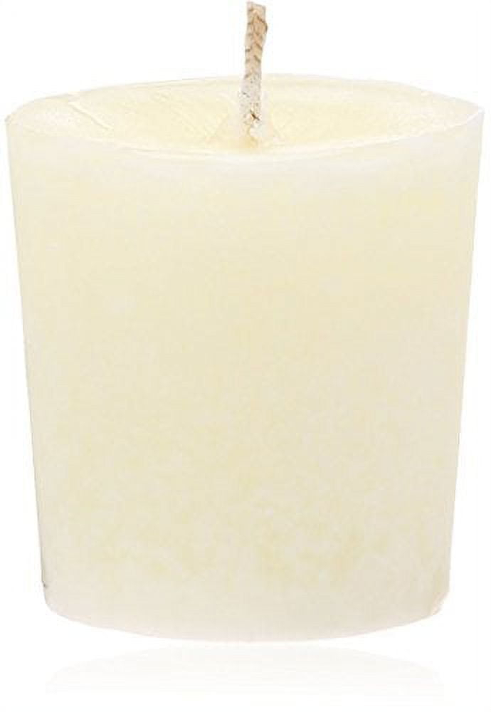 Aroma Naturals Votive Candles .. with Orange Clove and .. Cinnamon Essential Oil White .. Scented, Peace Pearl, 5.5x3.75x2 .. Inch (Pack of 6)