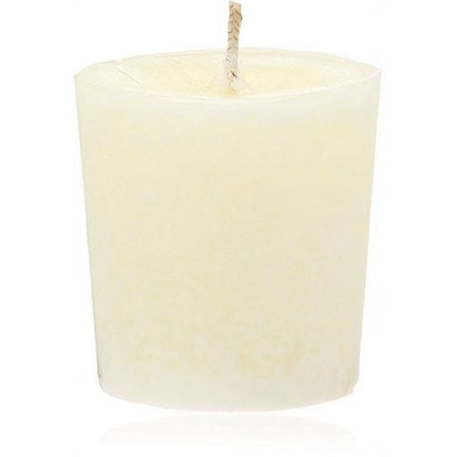 Aroma Naturals Votive Candles .. with Orange Clove and .. Cinnamon Essential Oil White .. Scented, Peace Pearl, 5.5x3.75x2 .. Inch (Pack of 6)