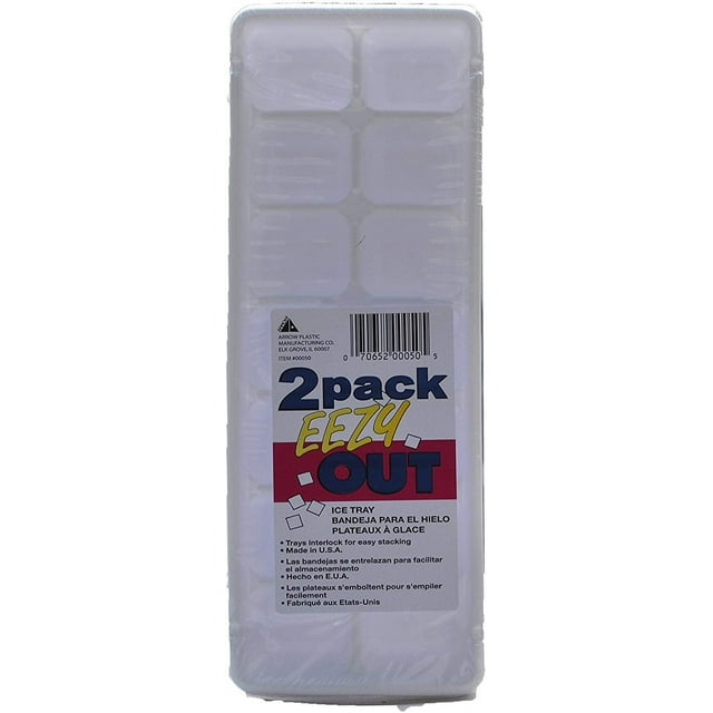 Arrow Home Products Eezy Out White Plastic Ice Cube Tray