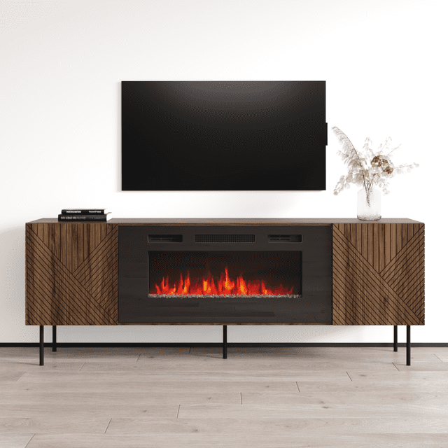 Art Deco BL-EF Fireplace TV Stand