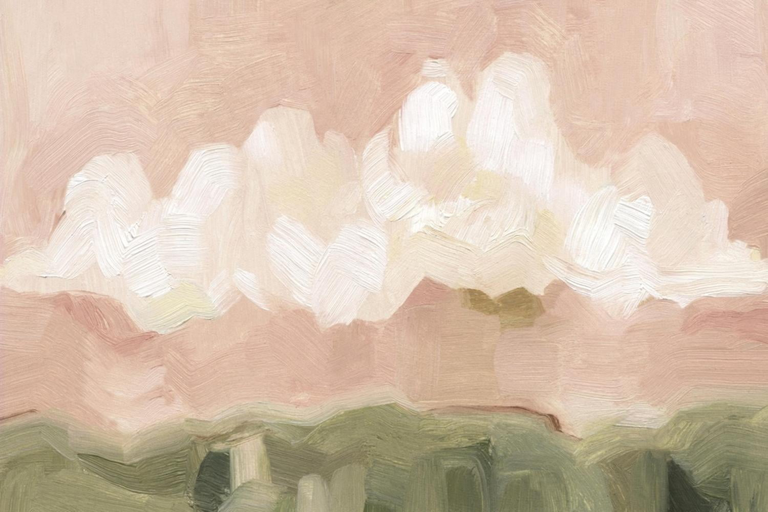 Art.com Pink Haze Sunset II Art Print, 18" x 12"