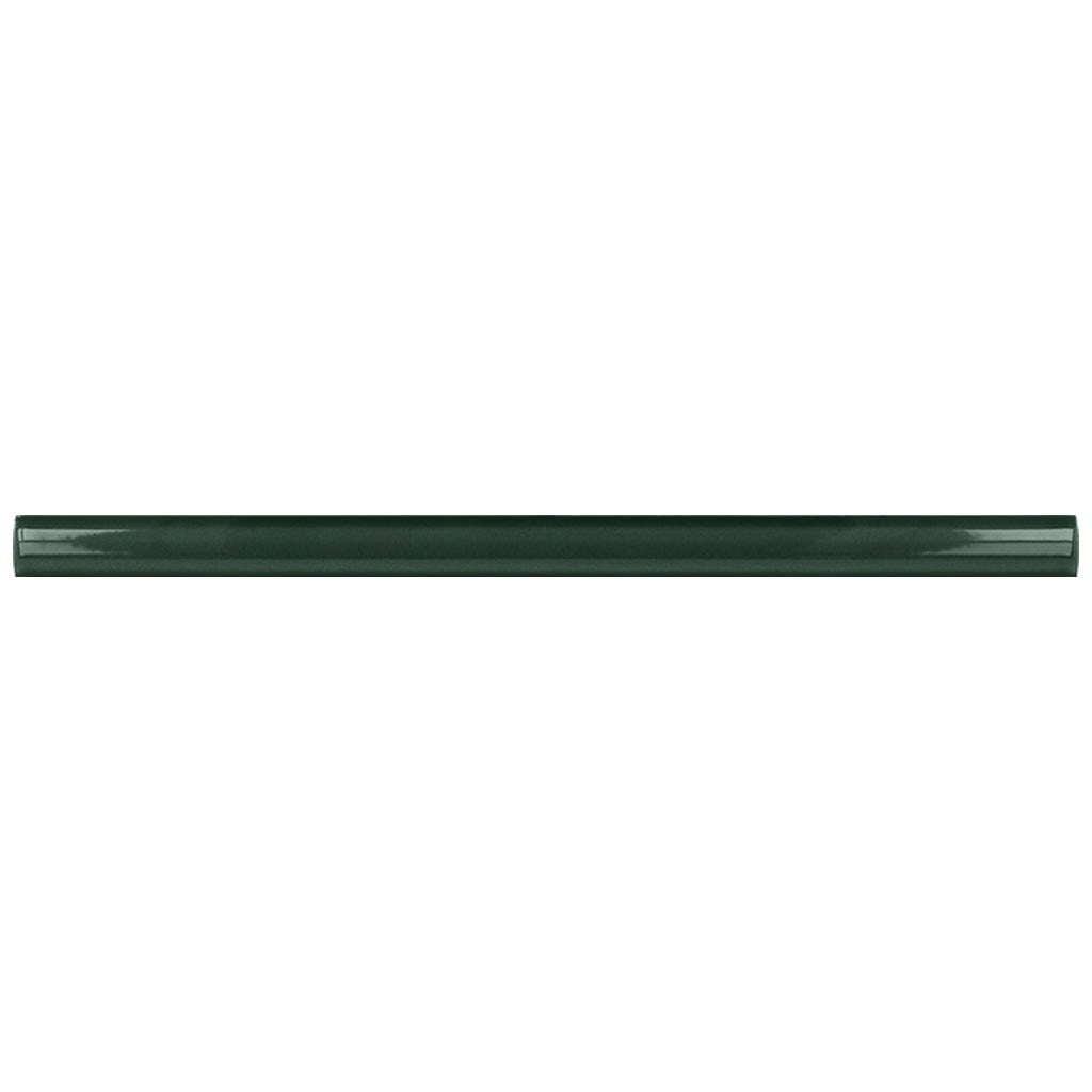 Arte 0.47 in. x 7.87 in. Glossy Green Ceramic Pencil Tile Trims (0.3 sq. ft./case) (10-pack)