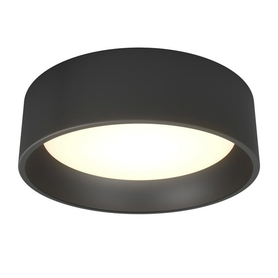 Artika Alton Ceiling Light 1 Light Integrated LED CCT Flush Mount Black