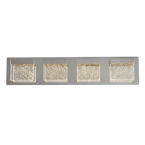 Artika Bubble Cube 4-light Integrated LED Vanity Light Chrome