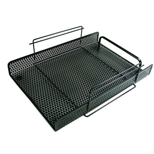 Artistic Urban Collection Punched Metal Letter Tray 8.5" x 11", Black (ART20002)