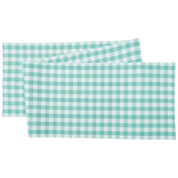 C&F Home 13" x 72" Ashford Aqua Table Runner