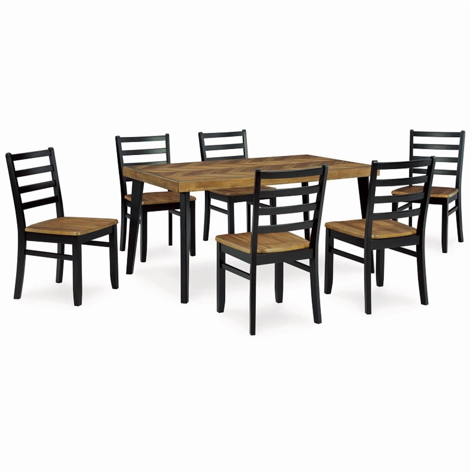 Blondon Dining Table And 6 Chairs, Set Of 7