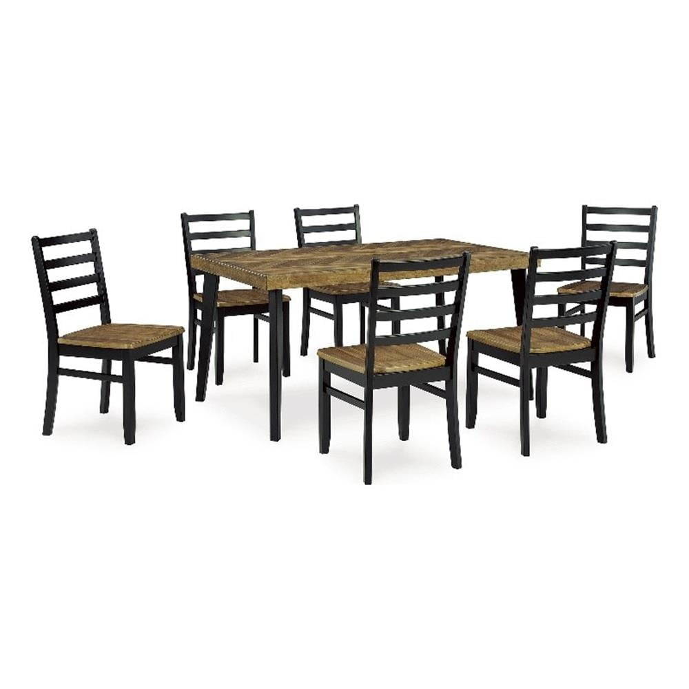 Blondon Dining Table And 6 Chairs, Set Of 7