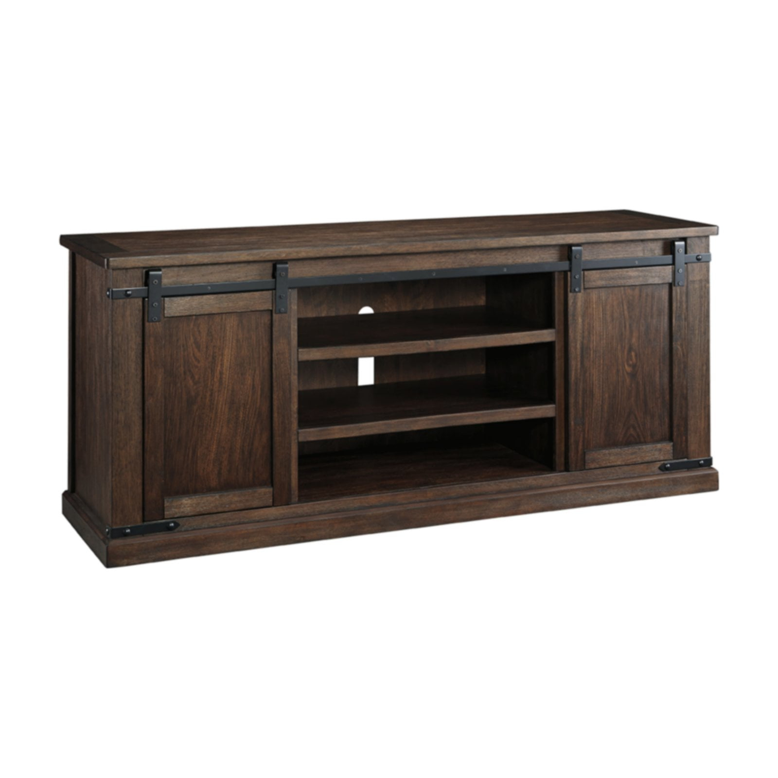 Signature Design by Ashley Budmore 70"" TV Stand in Rustic Brown
