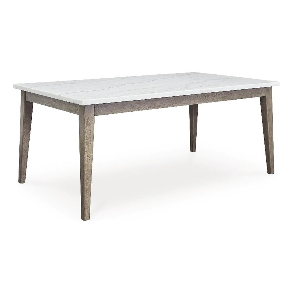 Signature Design by Ashley Loyaska White & Brown Dining Table