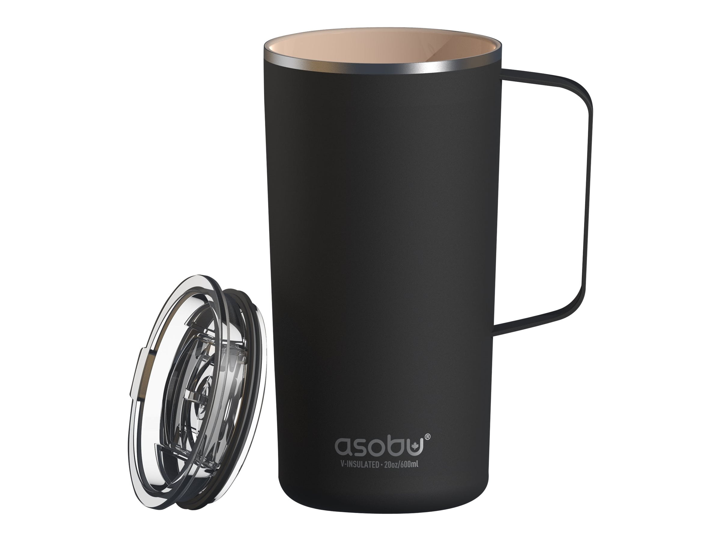 Asobu Tower Mug SM90 - Thermal cup - 20.3 fl.oz - black