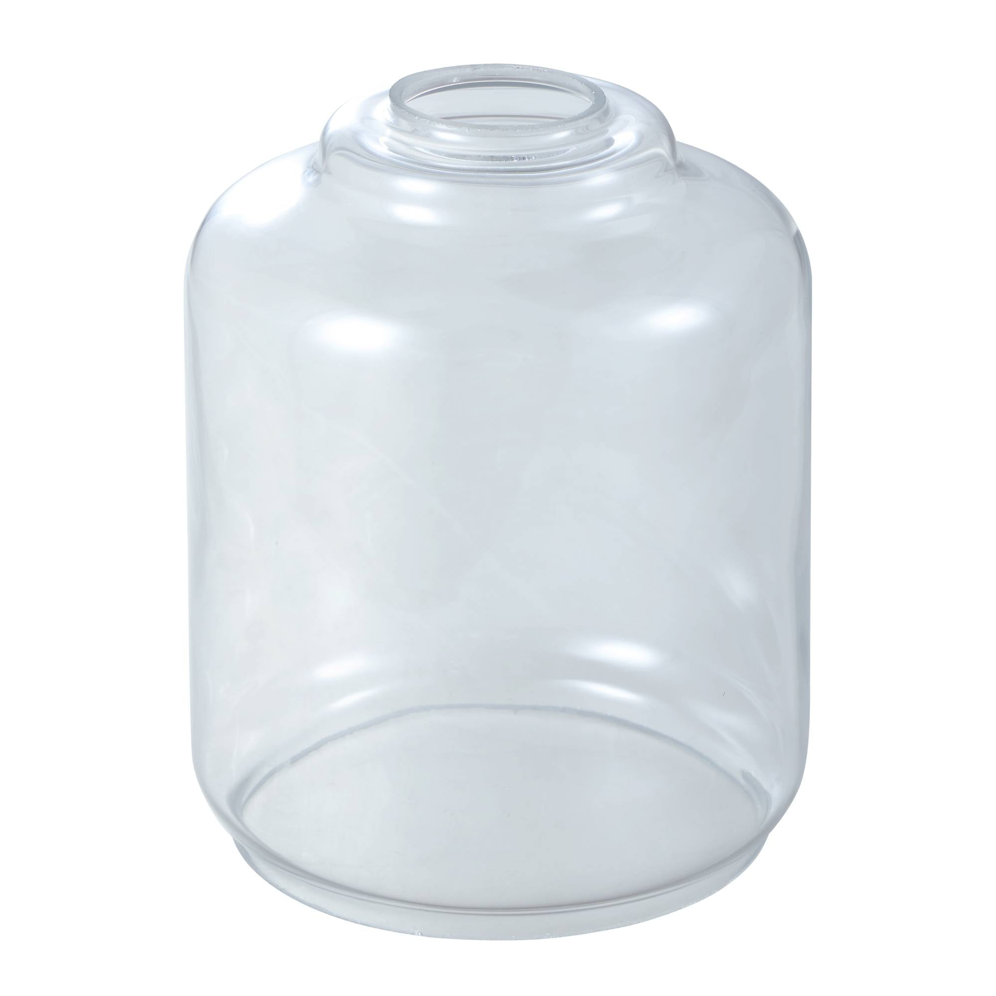 Aspen Creative 23656-60-1,Clear Glass Shade For Lighting Fixture.Size:5-1/2"D x 6-3/4"H,Center Hole:42mm.