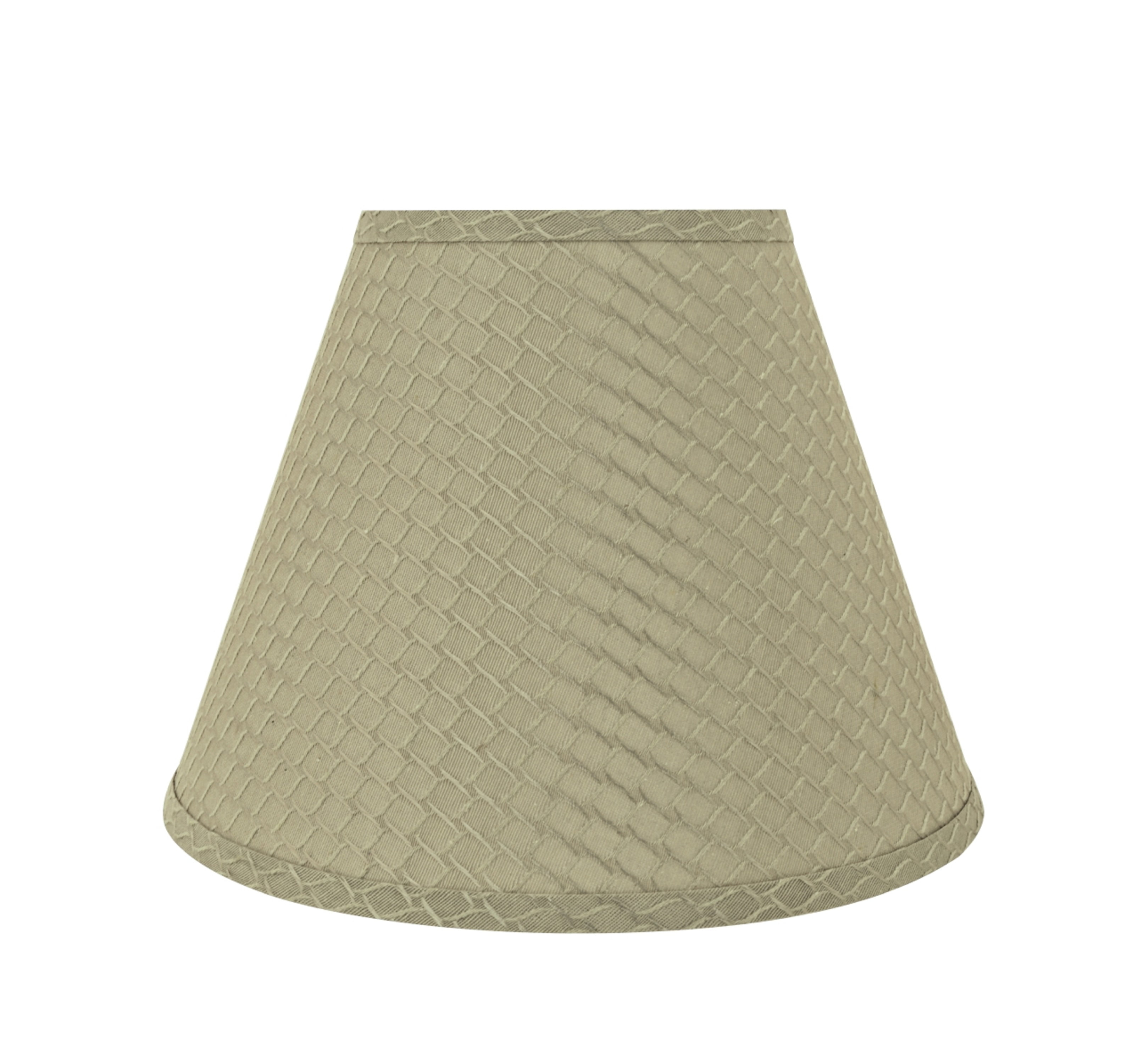 Aspen Creative 32624 Transitional Hardback Empire Shaped Spider Construction Lamp Shade in Sand Yellow, 12" wide (6" x 12" x 9")