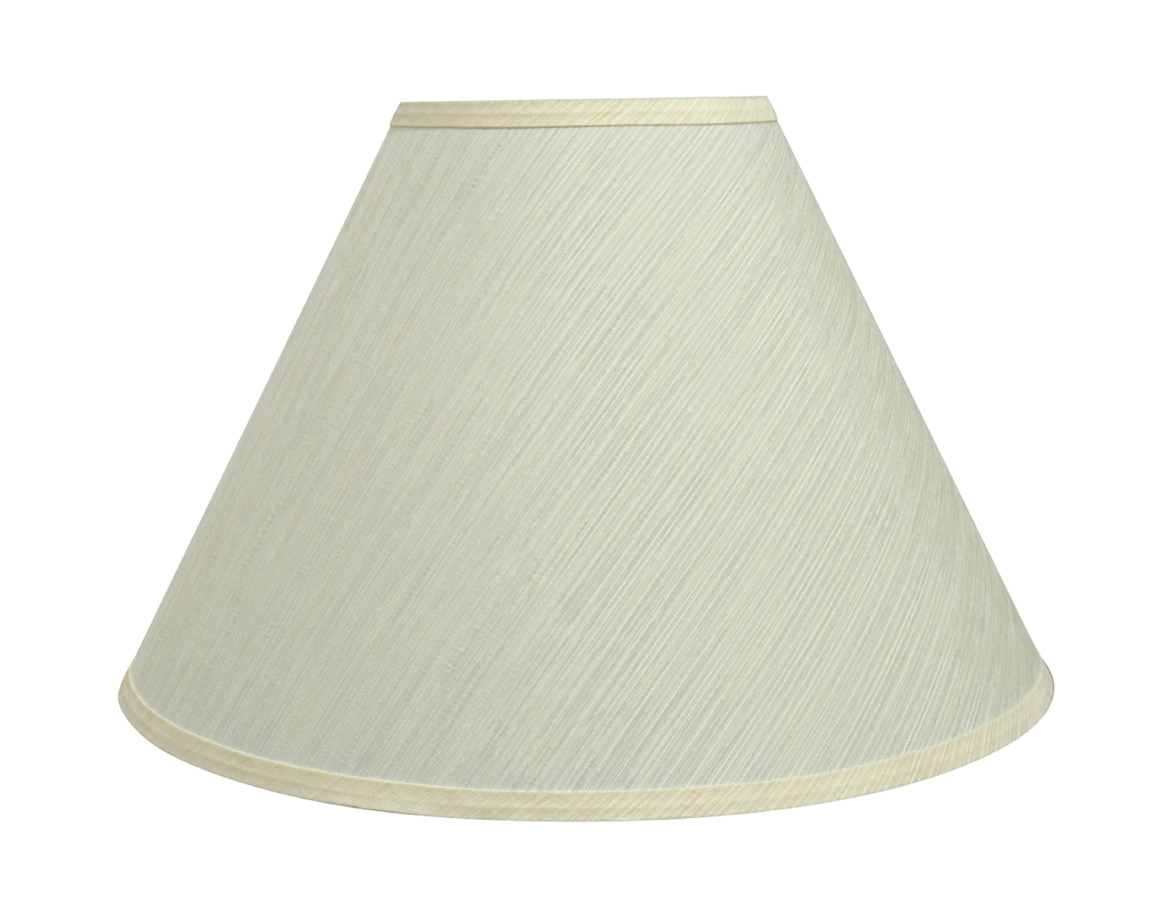 Aspen Creative 32771 Transitional Hardback Empire Shaped Spider Construction Lamp Shade in Eggshell, 18" wide (7" x 18" x 12 1/2")