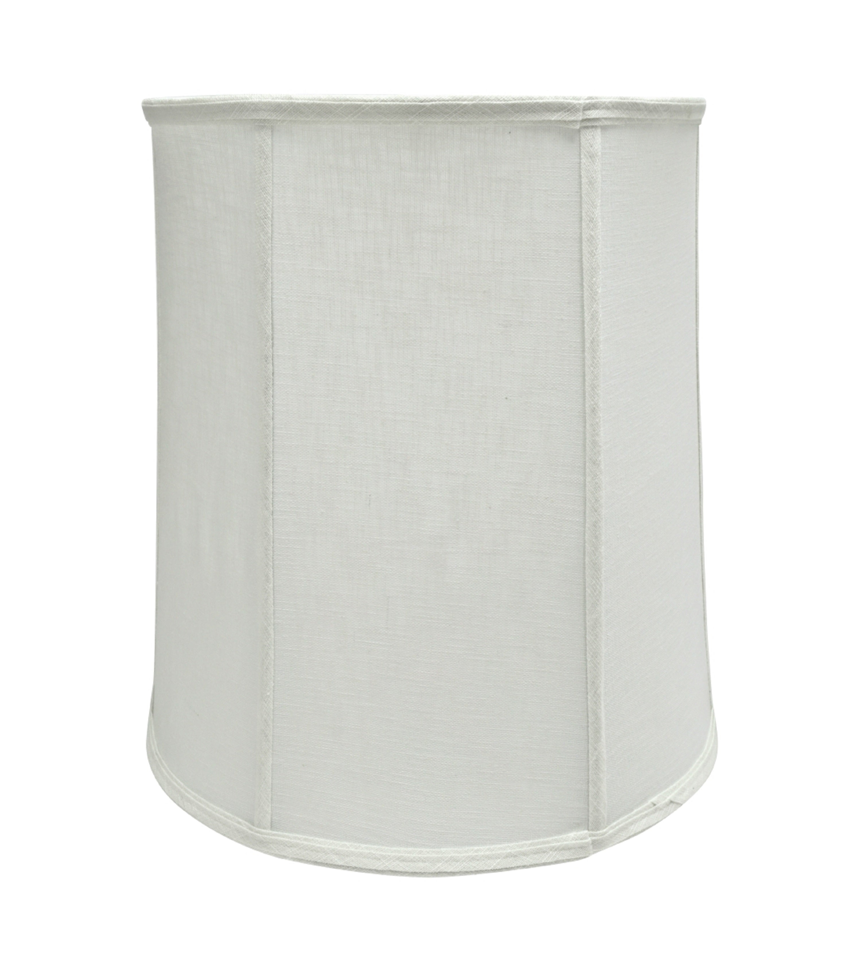 Aspen Creative 35037 Transitional Empire Shaped Spider Construction Lamp Shade in Off White, 14" wide (12" x 14" x 15")