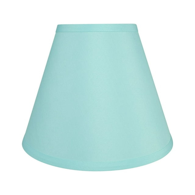 Aspen Creative 58927 Transitional Hardback Empire Shape UNO Construction Lamp Shade in Light Blue, 10" Wide (5" x 10" x 8")