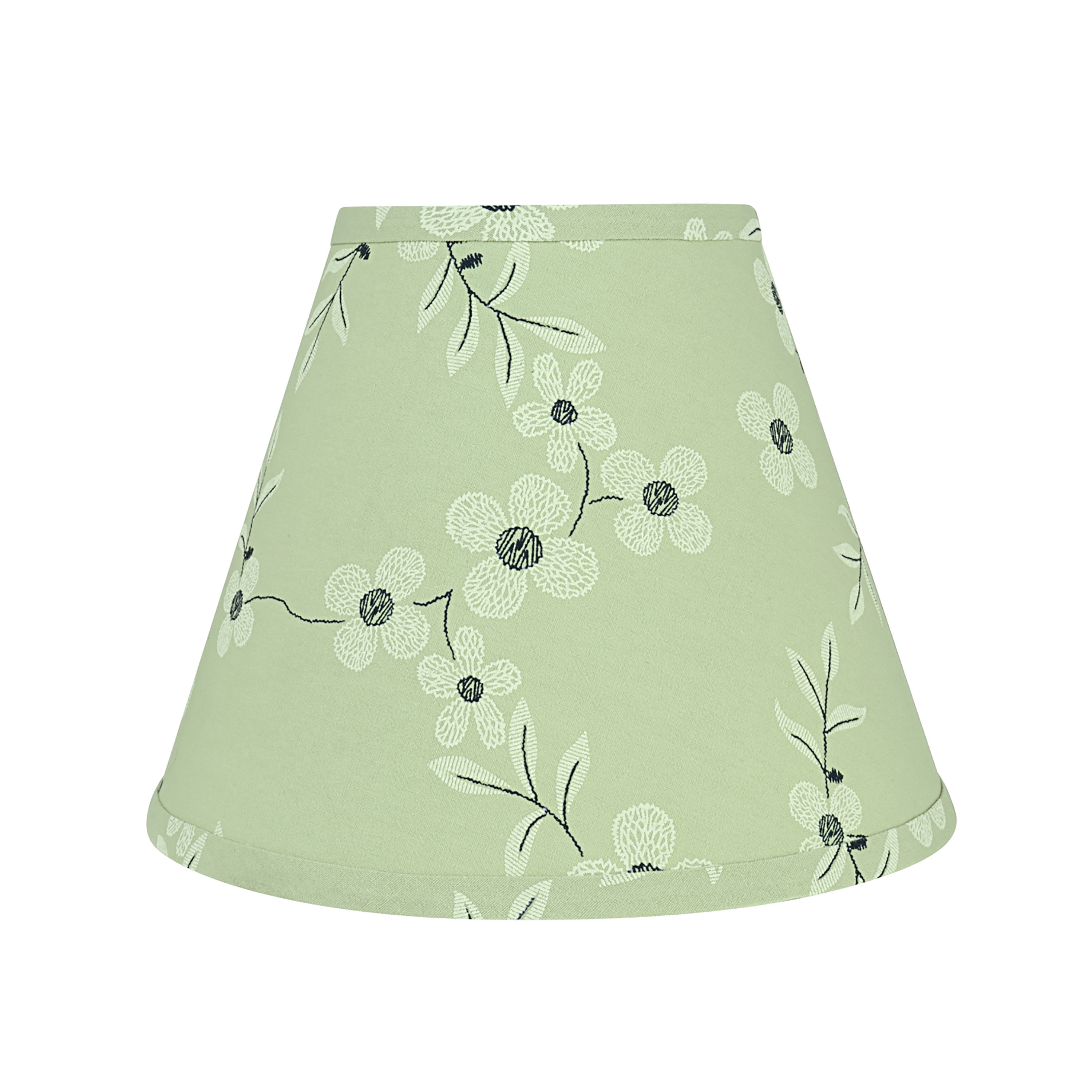 Aspen Creative 59103 Transitional Hardback Empire Shape UNO Construction Lamp Shade in Light Green, 10" Wide (5" x 10" x 8")