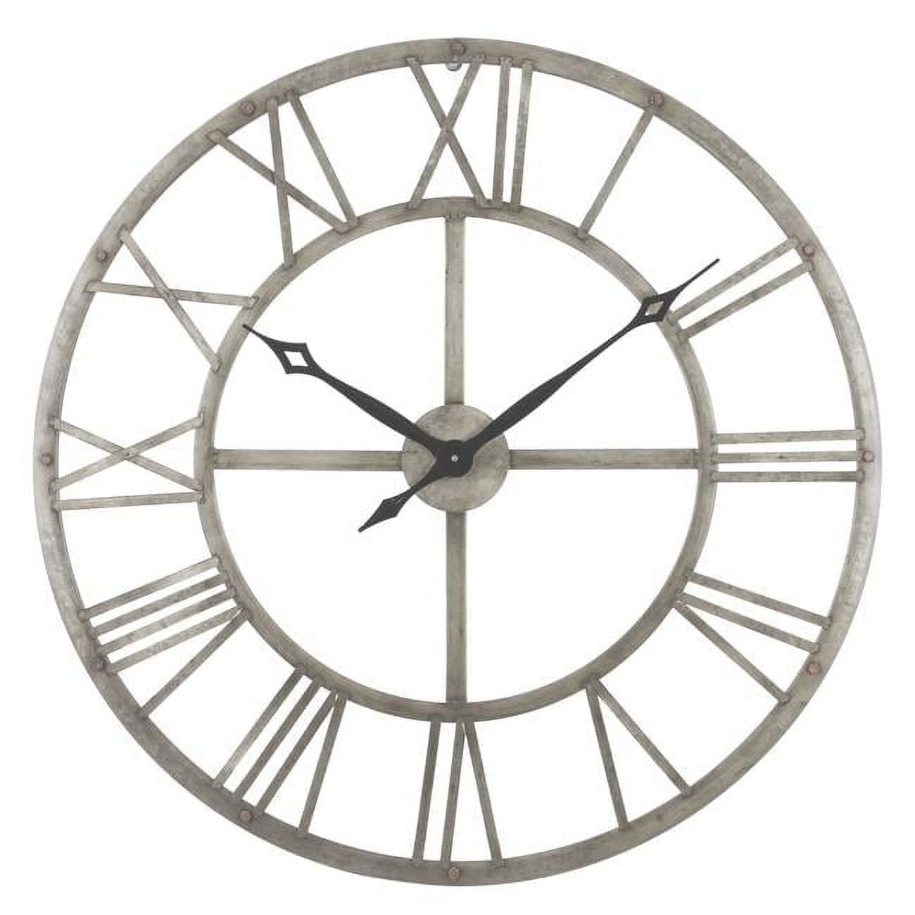 Aspire  Samson Metal Wall Clock, Gray