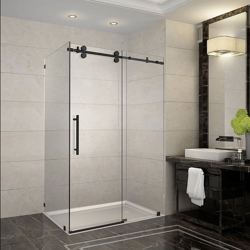 Langham 48" x 75" Rectangle Sliding Shower Enclosure