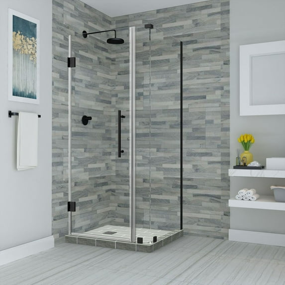 Aston Sen967ez-282230-10 Bromley 72" High X 28" Wide X 30" Deep Hinged Frameless Shower