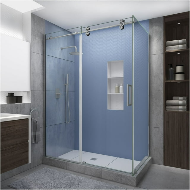 Aston Sen979ez.Uc-523280-R Langham Xl 80" High X 52" Wide X 32" Deep Sliding Frameless