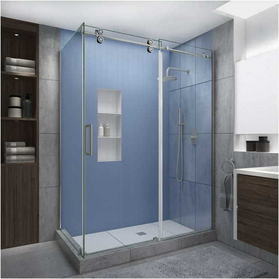 Aston Sen979ez.Uc-723880-L Langham Xl 80" High X 72" Wide X 38" Deep Sliding Frameless