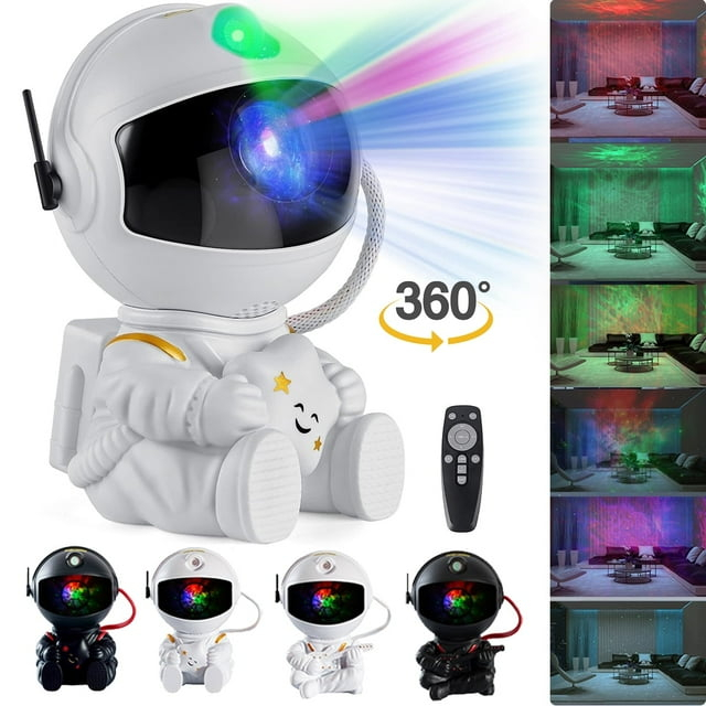 Astronaut Projector，Star Projector Galaxy Light，Night Light for Kids，Light Projector for Bedroom，Starry Nebula Ceiling LED Lamp，with Remote