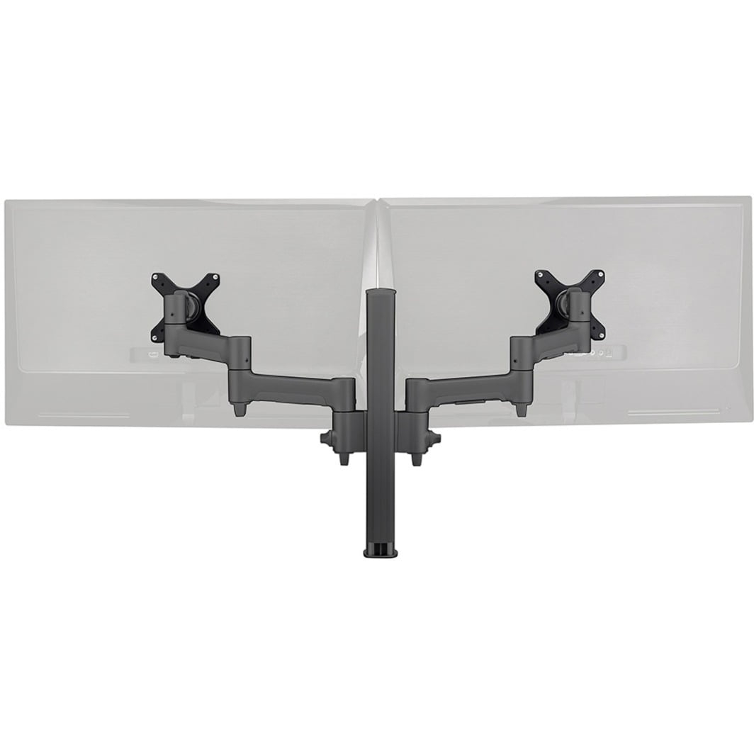 Atdec Dual Monitor Desk Mount Black Flat/Curved Up to 32in AWMS24640FB