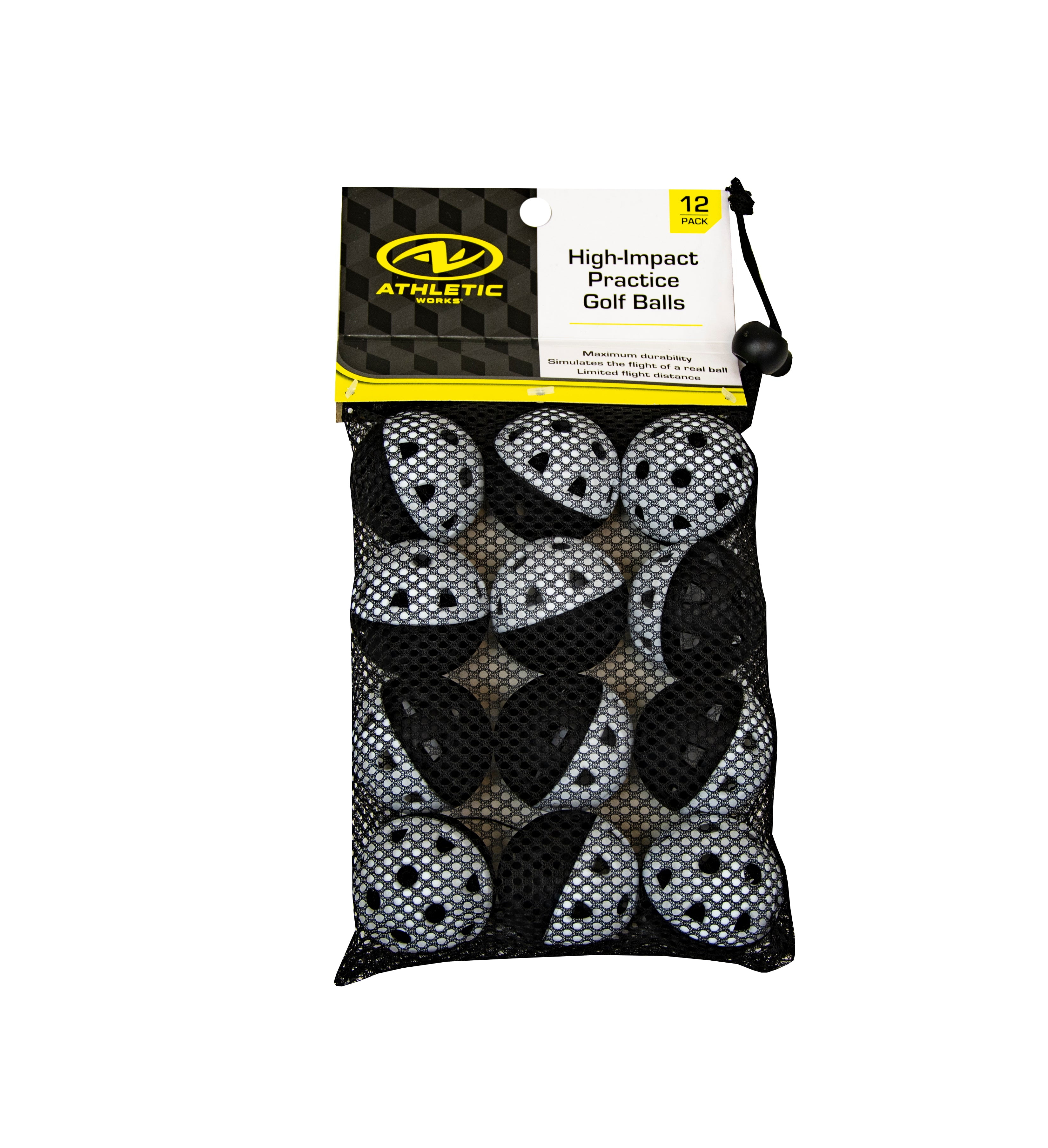 Athletic Works High Impact Practice Golf Balls