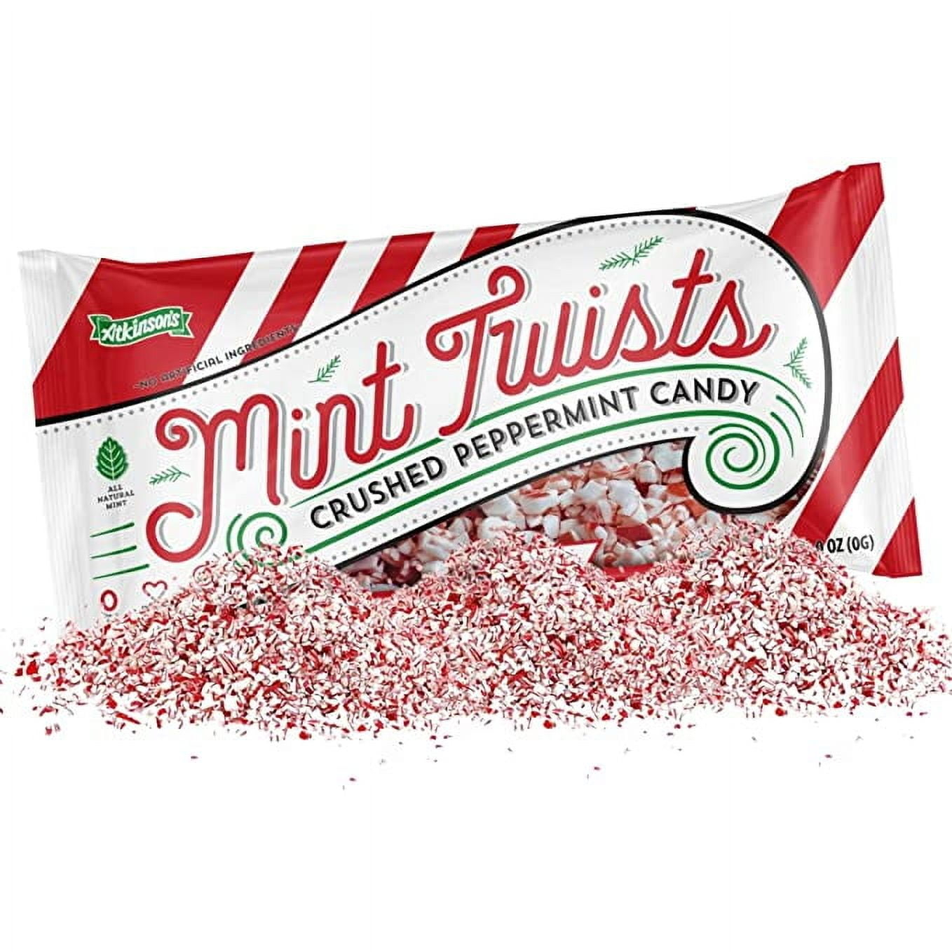 Atkinson's Mint Twists Crushed Peppermint Candy - 8-oz. Bag