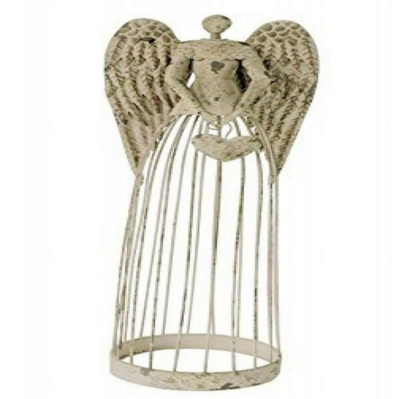 Attraction Design Antiqued Metal Garden Angel, 32 Height