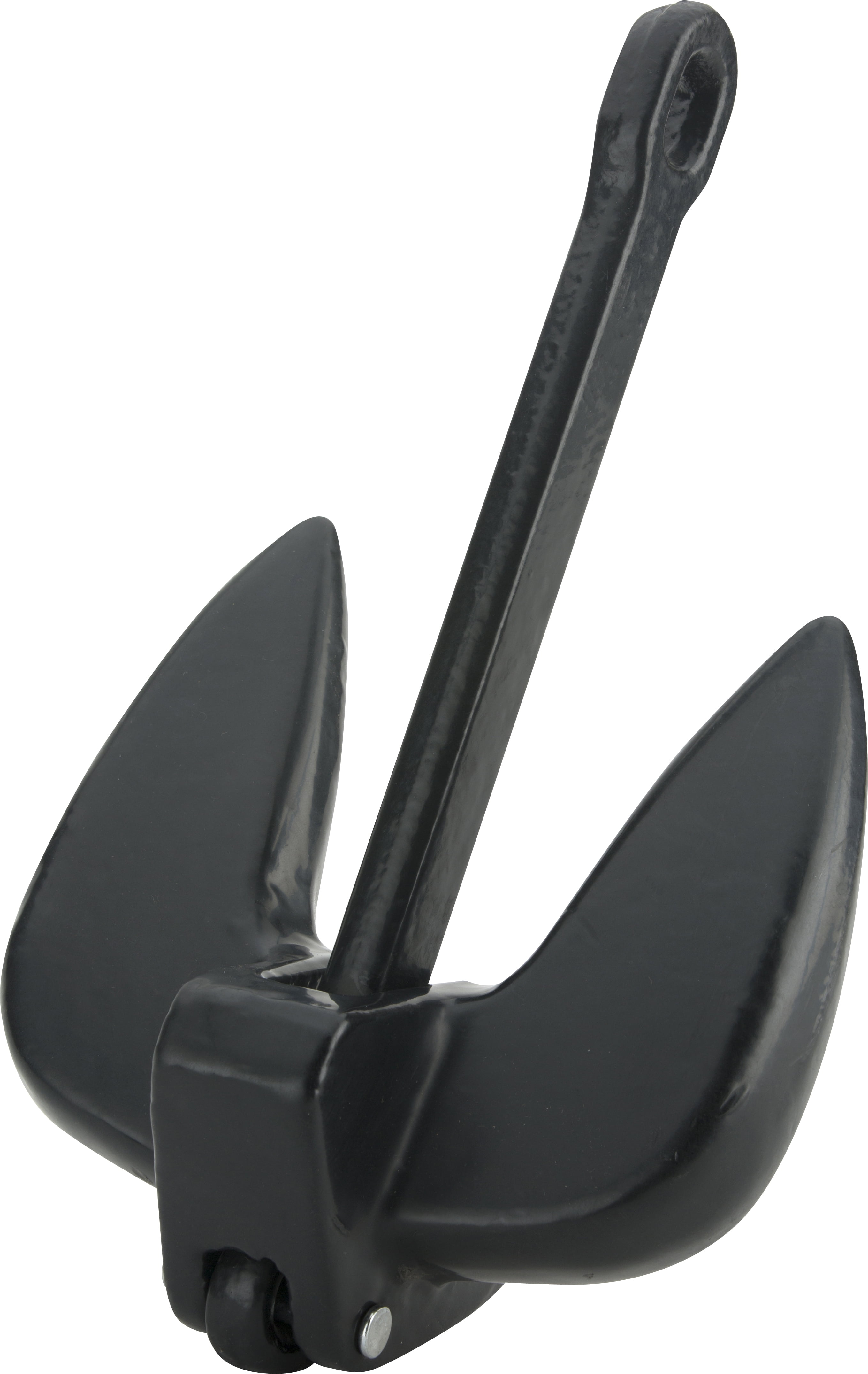 Attwood 9934B1 Solid Cast Iron 15-Pound Navy Boat Anchor, Black PVC-Coated, Boat Accessories
