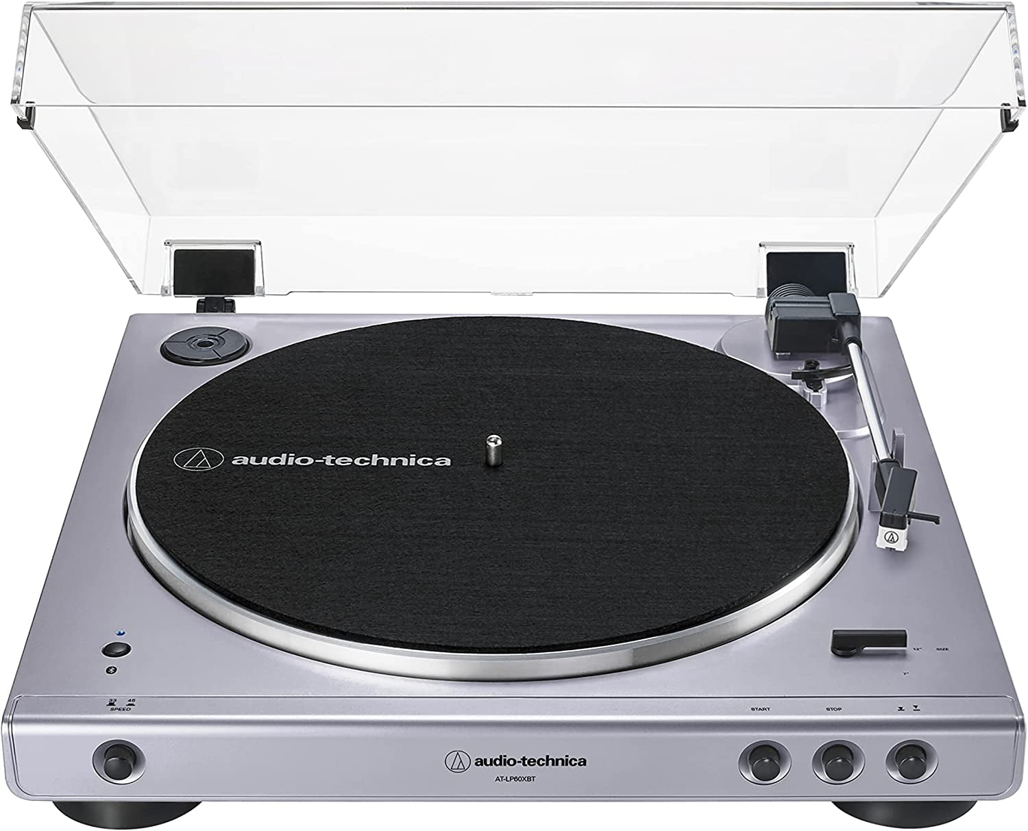 Audio-Technica AT-LP60XBT Fully Automatic Bluetooth Belt-Drive Stereo Turntable, Lilac (Limited Edition)