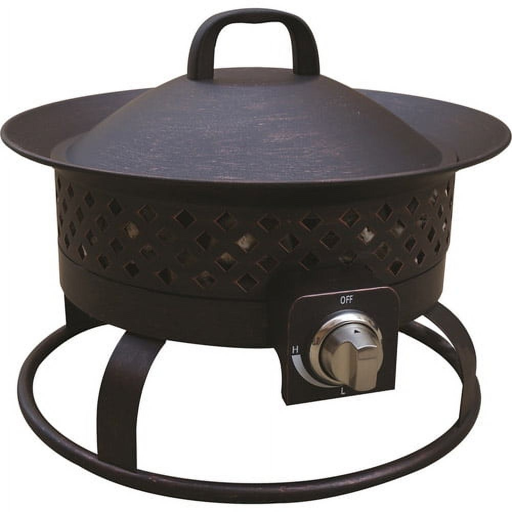 Aurora Steel Firebowl