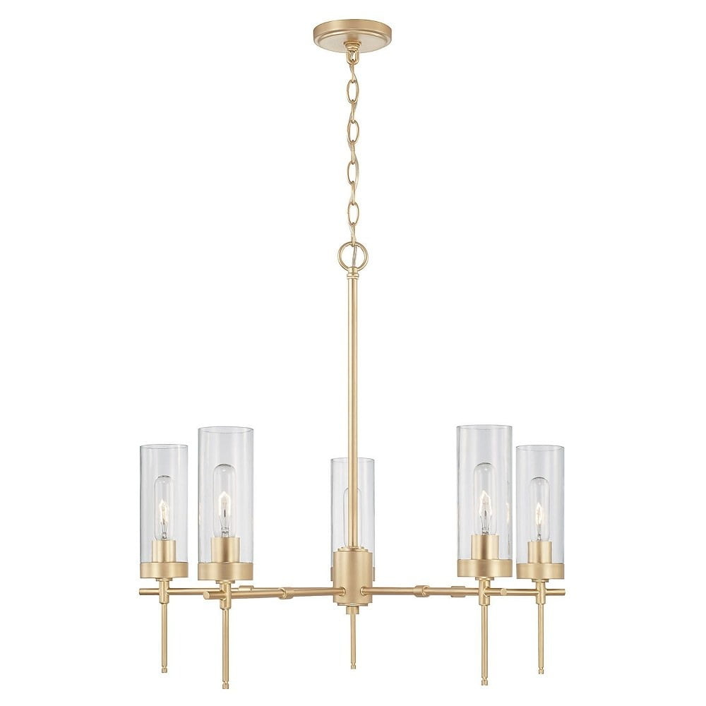 Austin Allen - Riley - 5 Light Chandelier In Modern Style-26 Inches Tall and